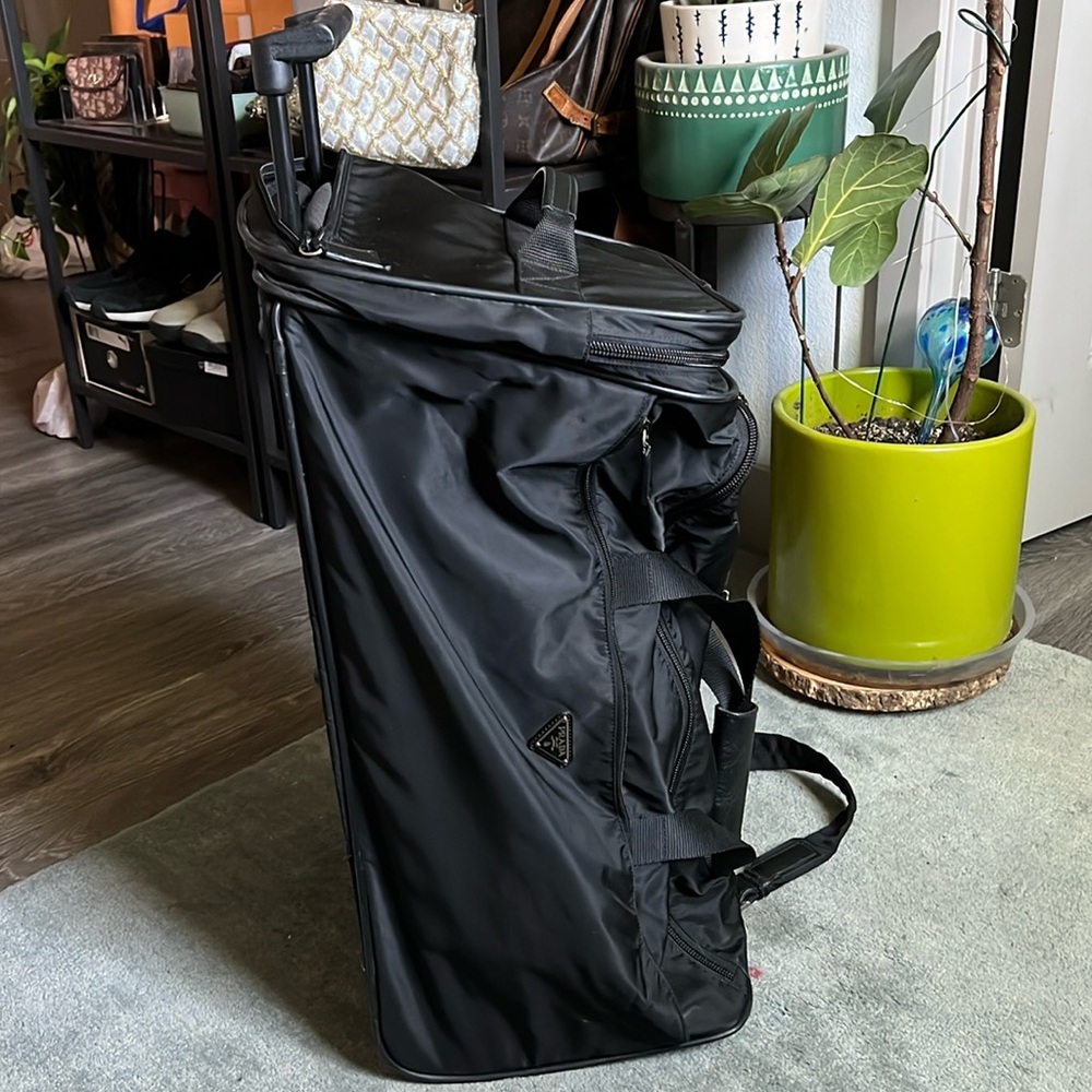 Prada Luggage Roller Travel Bag - LARGE